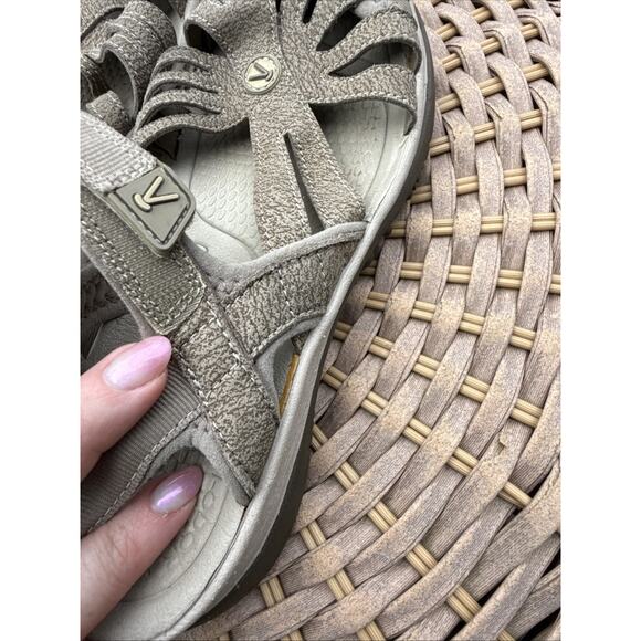 Keen Rose Casual Closed Bumper Toe Sandals Brown Women's Size US 7 - Picture 12 of 14